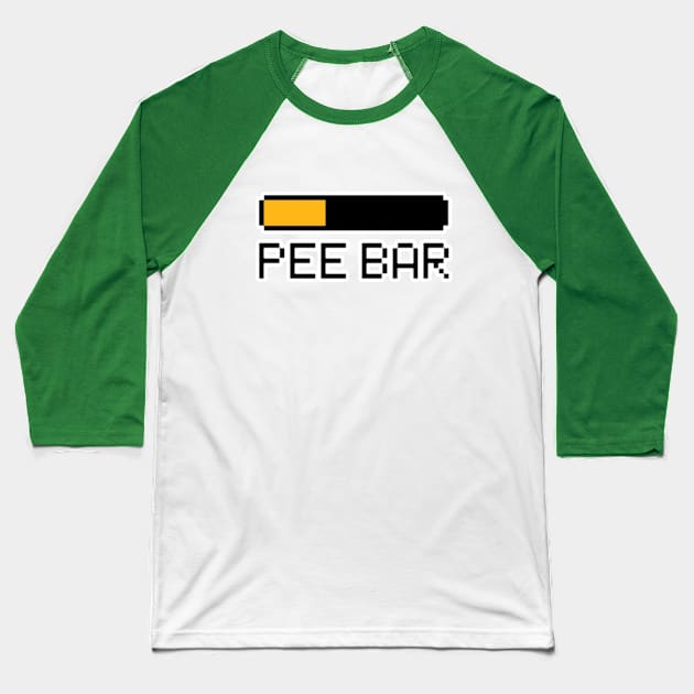 Scott Pilgrim Pee Bar Baseball T-Shirt by INLE Designs